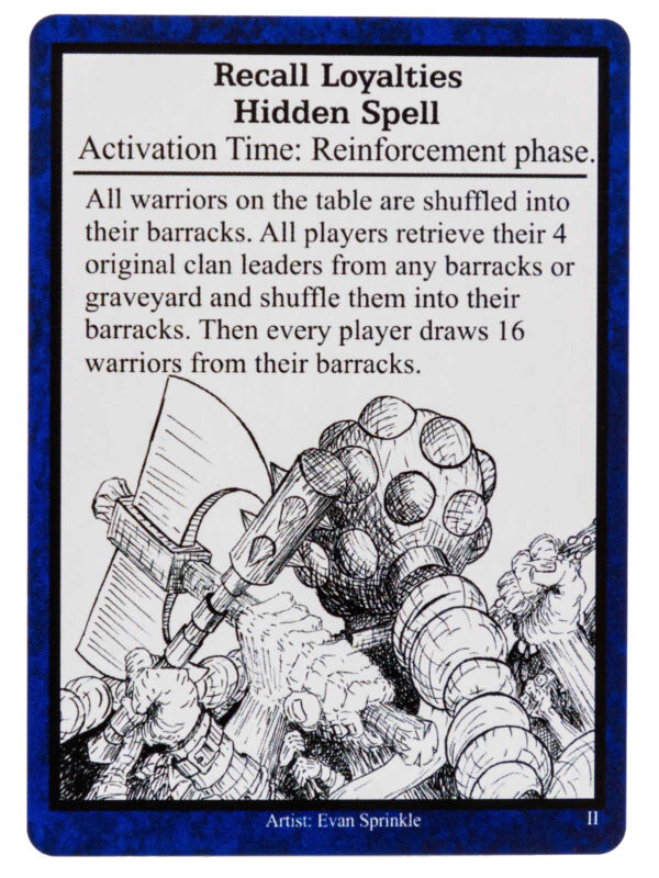 Recall Loyalties